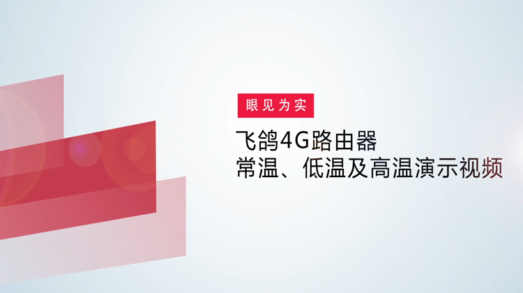 尊龙时凯飞鸽4G路由器常温、低温及高温演示视频